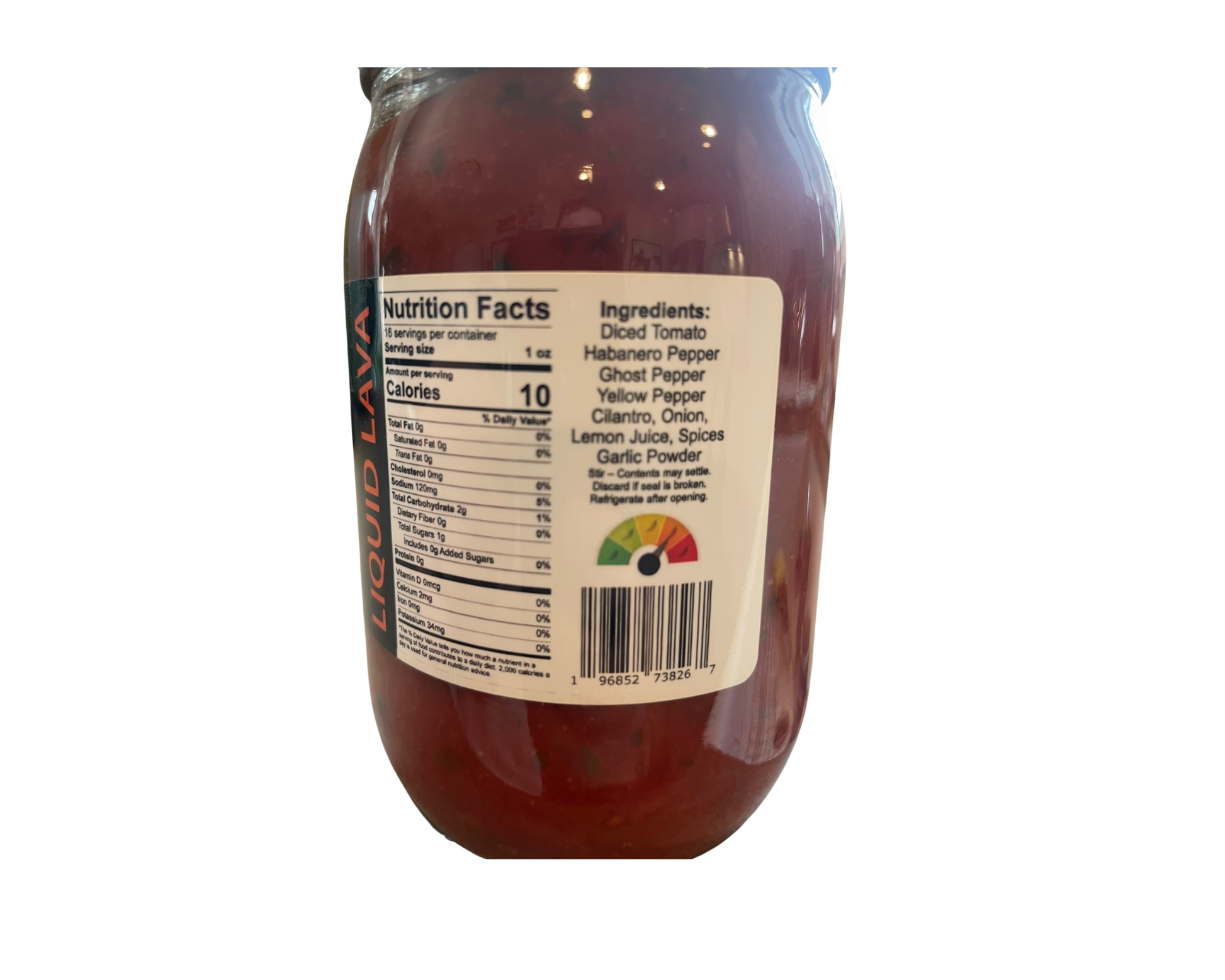 Macho Nacho 16 oz Liquid Lava Salsa