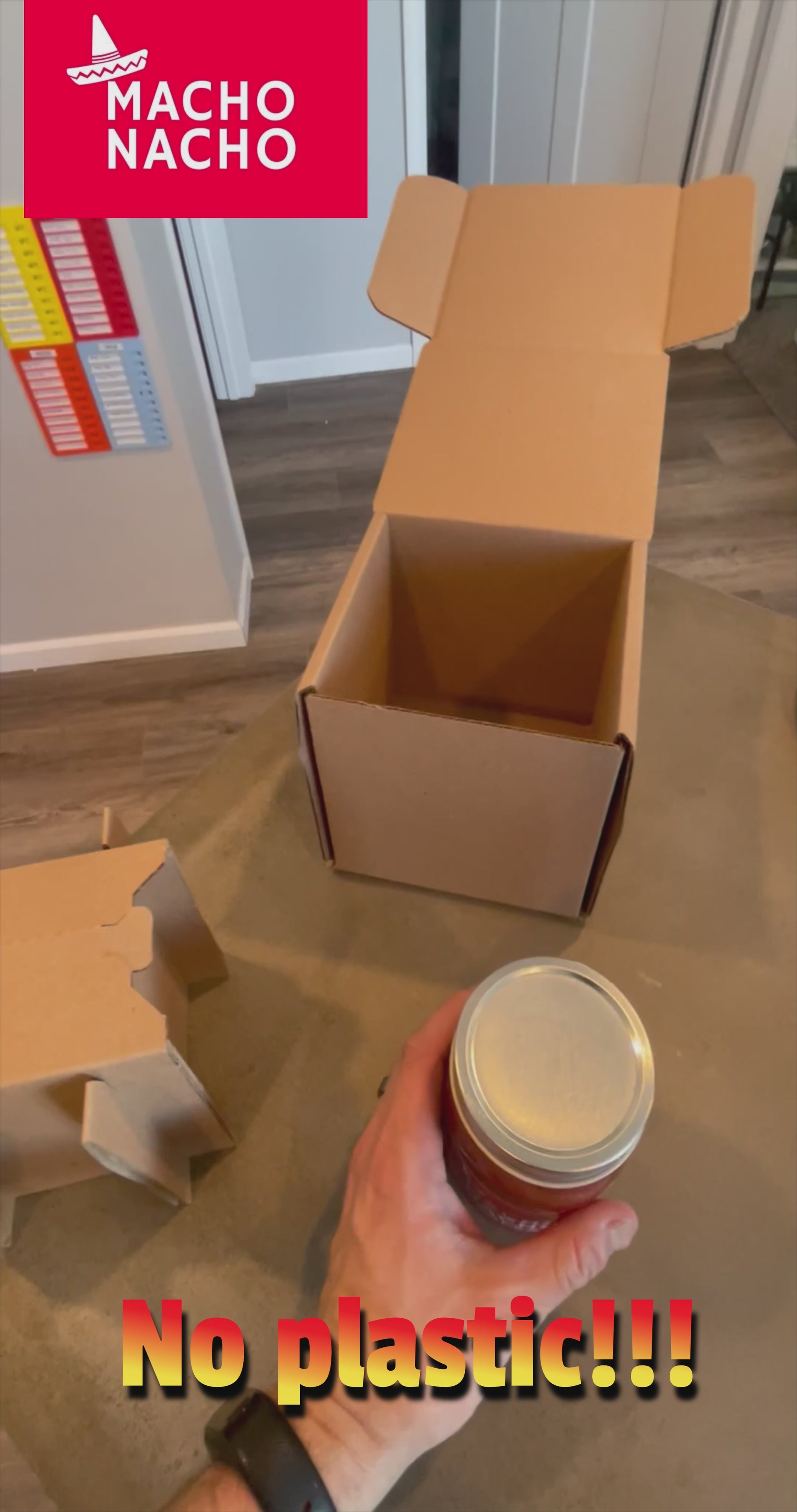 Shipping information, no plastic used