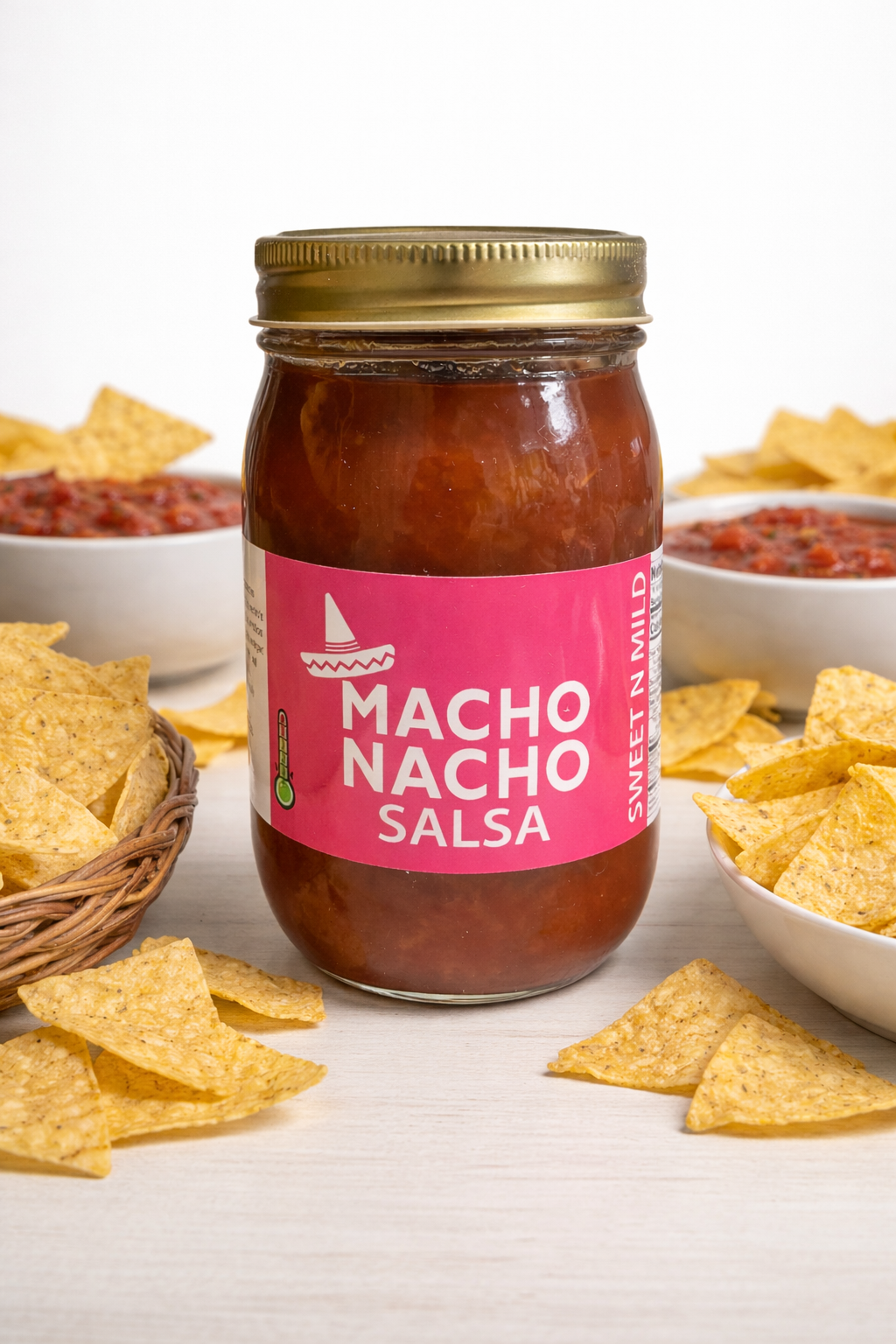 sweet salsa and chips