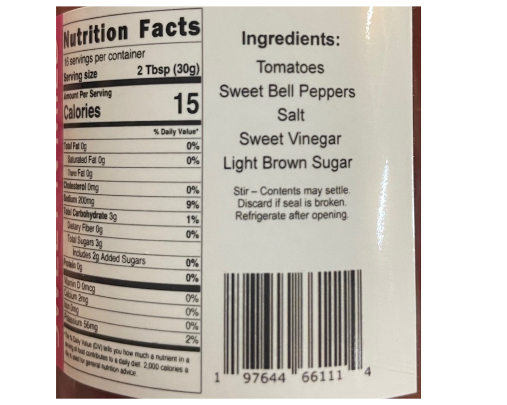 Macho Nacho 16 oz Sweet Salsa